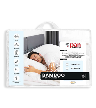 Opakowanie kołdry Bamboo Pan Materac