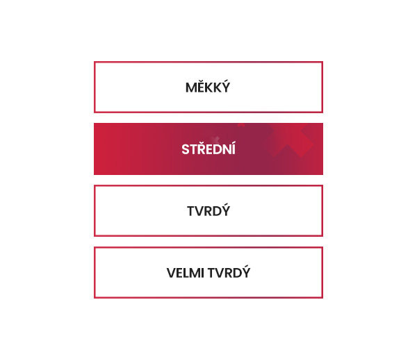 tvrdost – střední